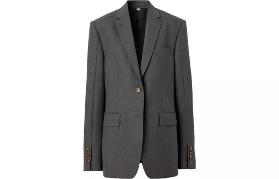 Деловой костюм женский Burberry, темно-серый