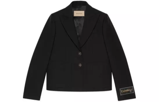 Деловой костюм женский черный Gucci