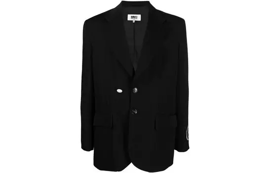 Деловой костюм женский черный Mm6 Maison Margiela