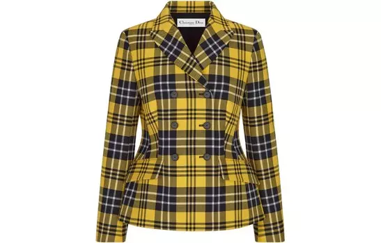 Деловой костюм женский Dior, желтый