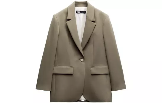 Деловой костюм женский хаки Zara