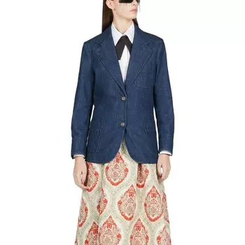 Деловой костюм женский индиго Gucci