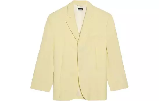 Деловой костюм женский Jacquemus, бледно-желтый