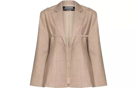 Деловой костюм женский Jacquemus, светло-коричневый