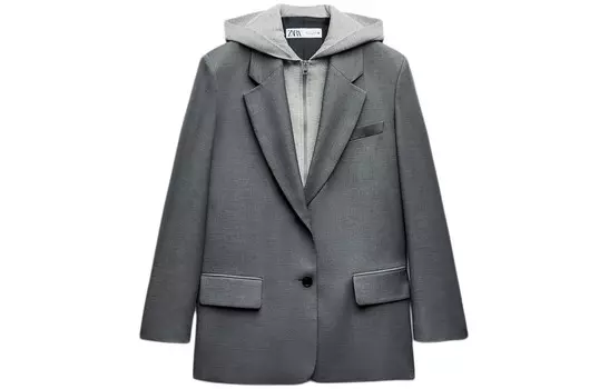 Деловой костюм женский, маркировка темно-серая Zara