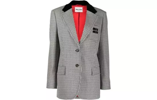 Деловой костюм женский серый Miu Miu