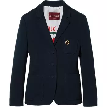 Деловой костюм женский синий Gucci