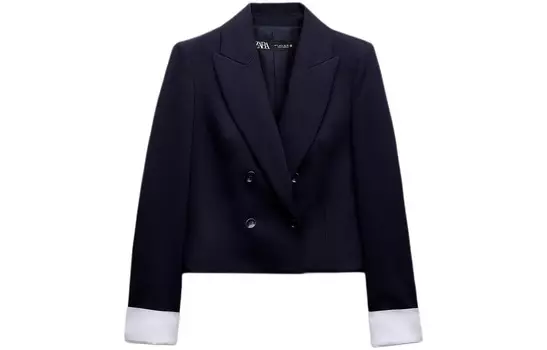 Деловой костюм женский синий Zara