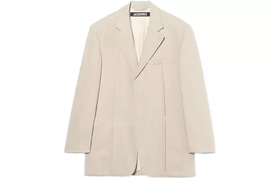 Деловой костюм женский светло-коричневый Jacquemus