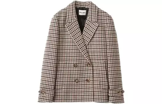 Деловой костюм женский светло-коричневый Miu Miu