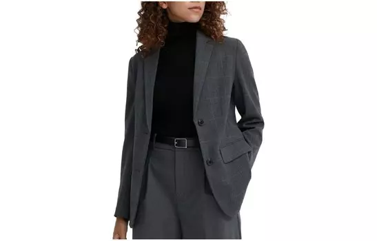 Деловой костюм женский темно-серый Uniqlo