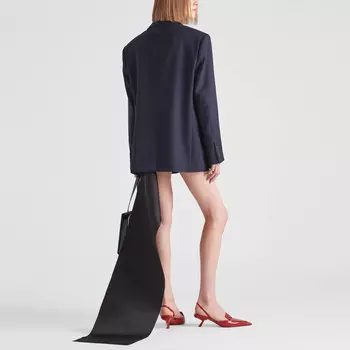 Деловой костюм женский темно-синий Prada