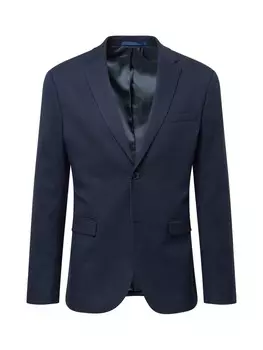 Деловой пиджак приталенного кроя TOPMAN, темно-синий