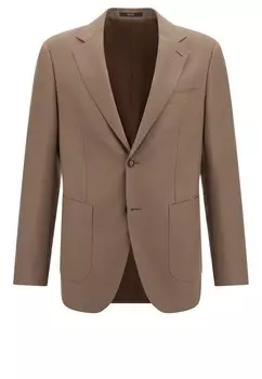 Деловой пиджак прямого кроя Boggi Milano, бежевый