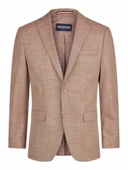 Деловой пиджак прямого кроя HECHTER PARIS, коричневый