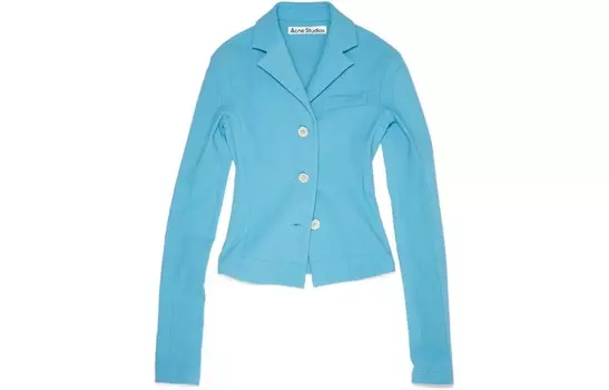 Деловой пиджак женский синий Acne Studios