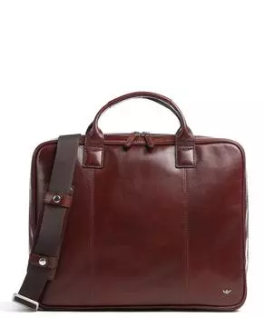 Деловой портфель Colorado 15 дюймов из гладкой воловьей кожи Golden Head, коричневый