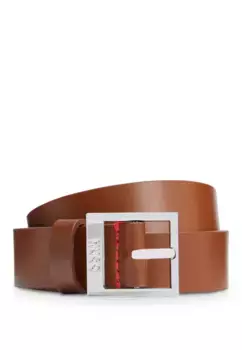 Деловой ремень haze belt 2 5cm Hugo, коричневый