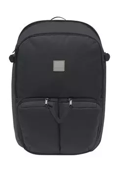 Деловой рюкзак, нашивка, однотонный VAUDE, цвет Black