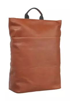 Деловой рюкзак, яловая кожа, отделение для ноутбука Heyden, цвет Cognac