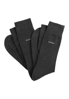Деловые носки BOSS "2P RS Uni CC" (упаковка, 2 пары, 2 шт.), с логотипом бренда, цвет Charcoal 012