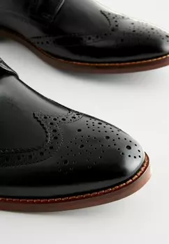 Деловые туфли на шнуровке BROGUE REGULAR FIT Next, черный