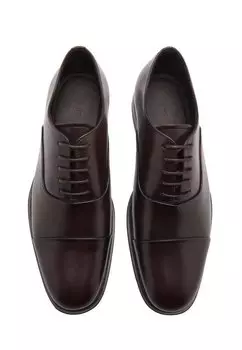 Деловые туфли на шнуровке MADRID Mango, коричневый