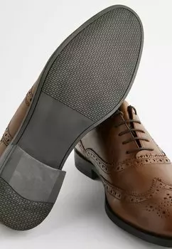 Деловые туфли на шнуровке OXFORD BROGUE Next, коричневый