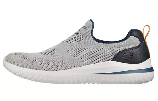Delson 3.0 Кроссовки Lifestyle мужские с низким верхом серые Skechers