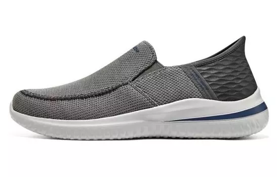 Delson 3.0 Кроссовки Lifestyle мужские с низким верхом серые Skechers