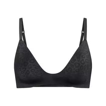 Деми бра SKIMS Wireless Form, цвет Onyx Micro Leopard Print
