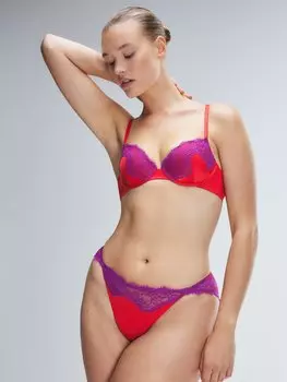 Деми бюстгальтер Savage X Fenty Nite Shade Padded, цвет Timeless Red