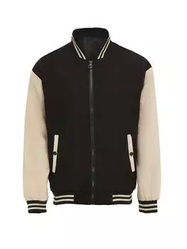 Демисезонная куртка boundry, цвет schwarz wollweiss