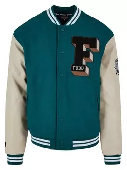 Демисезонная куртка FUBU, цвет green/creme/brown
