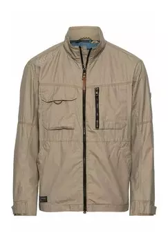 Демисезонная куртка MIT STEHKRAGEN camel active, цвет beige