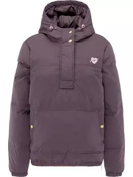 Демисезонная куртка myMo, цвет aubergine