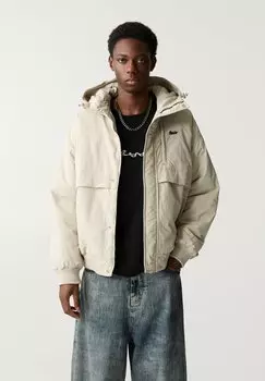 Демисезонная куртка PULL&BEAR, бежевый