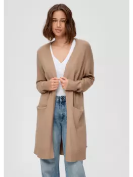 Демисезонная куртка QS, коричневый