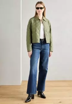 Демисезонная куртка QUILTED JACKET LIGHT PADDED PATCHED COLLAR AND DETAILS PATCHED POCKETS Marc O'Polo, оранжевый