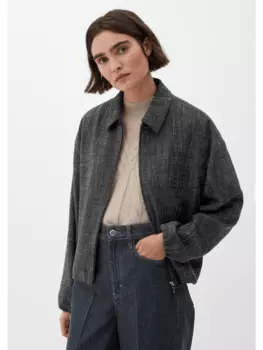 Демисезонная куртка s.Oliver, черный