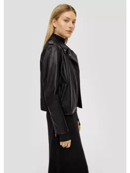 Демисезонная куртка s.Oliver, черный