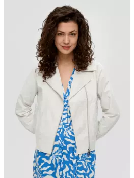 Демисезонная куртка s.Oliver, кремовый