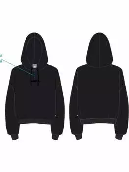 Демисезонная куртка Vans, черный