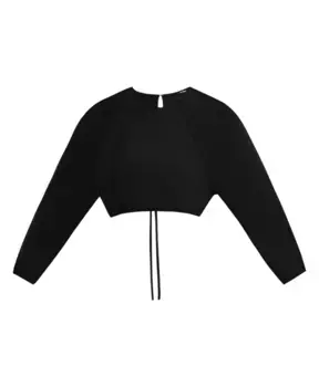 Демитоп с открытой спиной Axel Arigato, черный