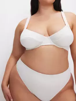 Демитоп с поддержкой Always Fits Good American, белый