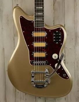 DEMO Fender Gold Foil Jazzmaster - Shoreline Gold (767) (767)Gold Foil Jazzmaster?, Ebony Fingerboard, Shoreline Gold