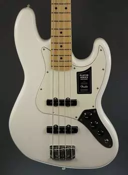 DEMO Fender Player Jazz Bass - Polar White (584) (584) Player Jazz Bass?, Maple Fingerboard, Polar White