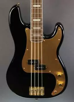 DEMO Squier 40th Anniversary Precision Bass Gold Edition - черный (184) Demo (184) 40th Anniversary Precision Bass?, Gold Edition, L...