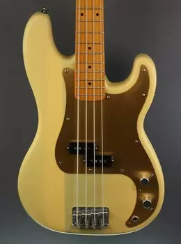 DEMO Squier 40th Anniversary Precision Bass Vintage Edition - Satin Vintage Blonde (688) DEMO (699) 40th Anniversary Precision Bass?, Vintage Edition...