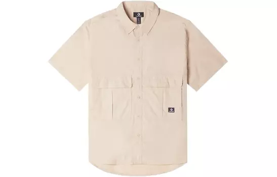Демонстрационная серия SS23 Рубашка мужская бежевая Converse, бежевый